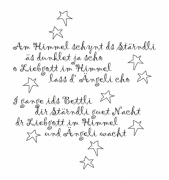 Am Himmel schyntds Stärndli...